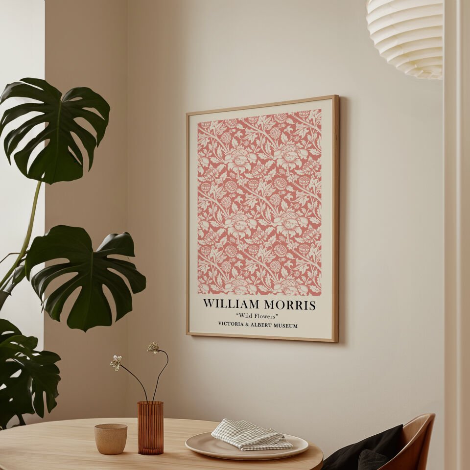 William Morris Wild Flowers Çerçevesiz Poster