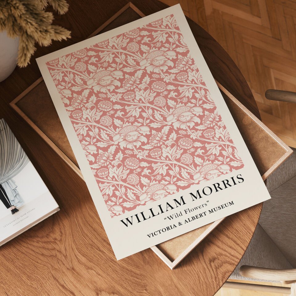 William Morris Wild Flowers Çerçevesiz Poster