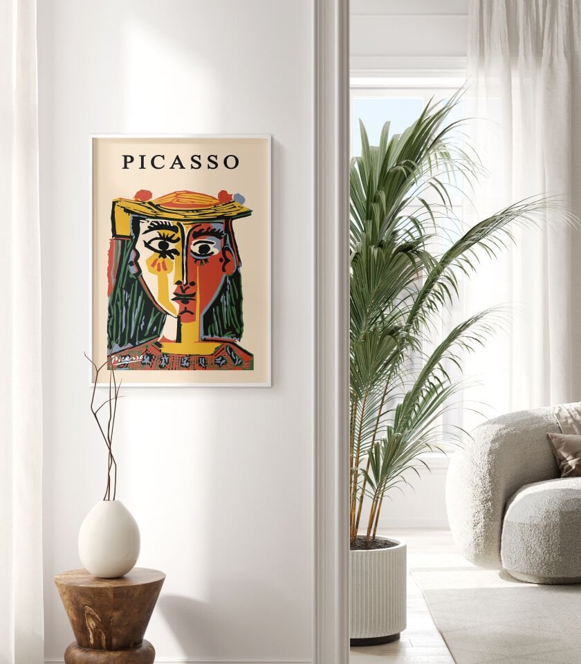 Picasso Portrait Art çerçevesiz poster