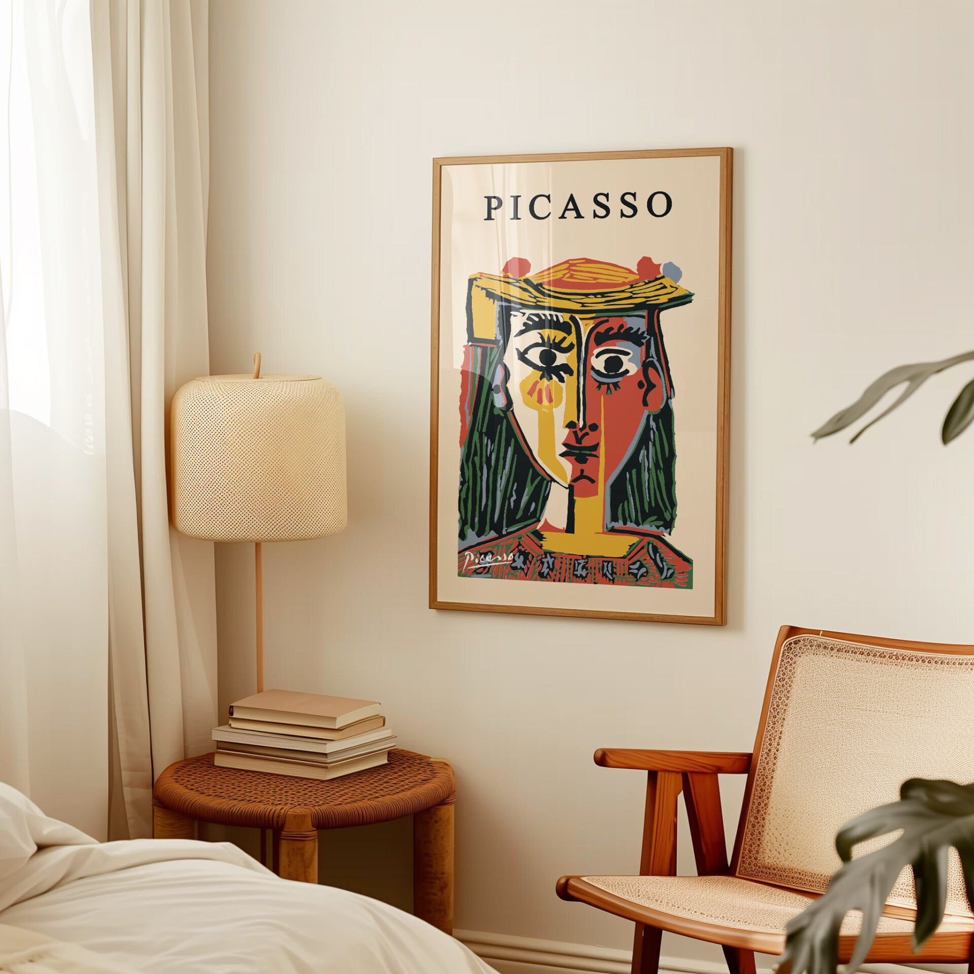 Picasso Portrait Art çerçevesiz poster