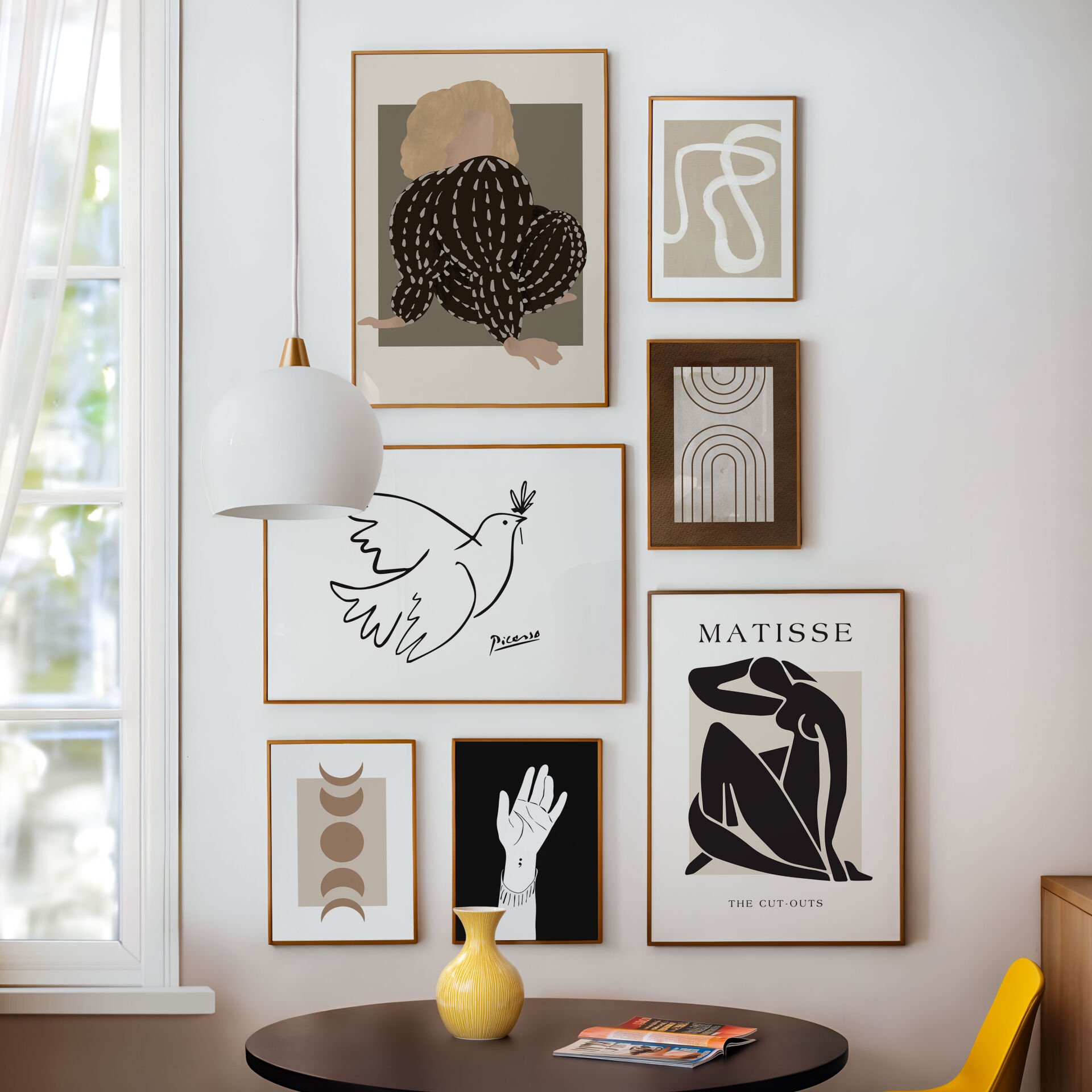 Modern & Abstract Çerçevesiz Poster Set