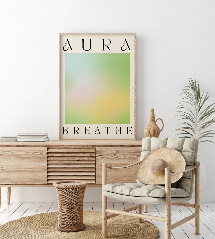 Aura Vibes 3'lü Çerçevesiz Poster