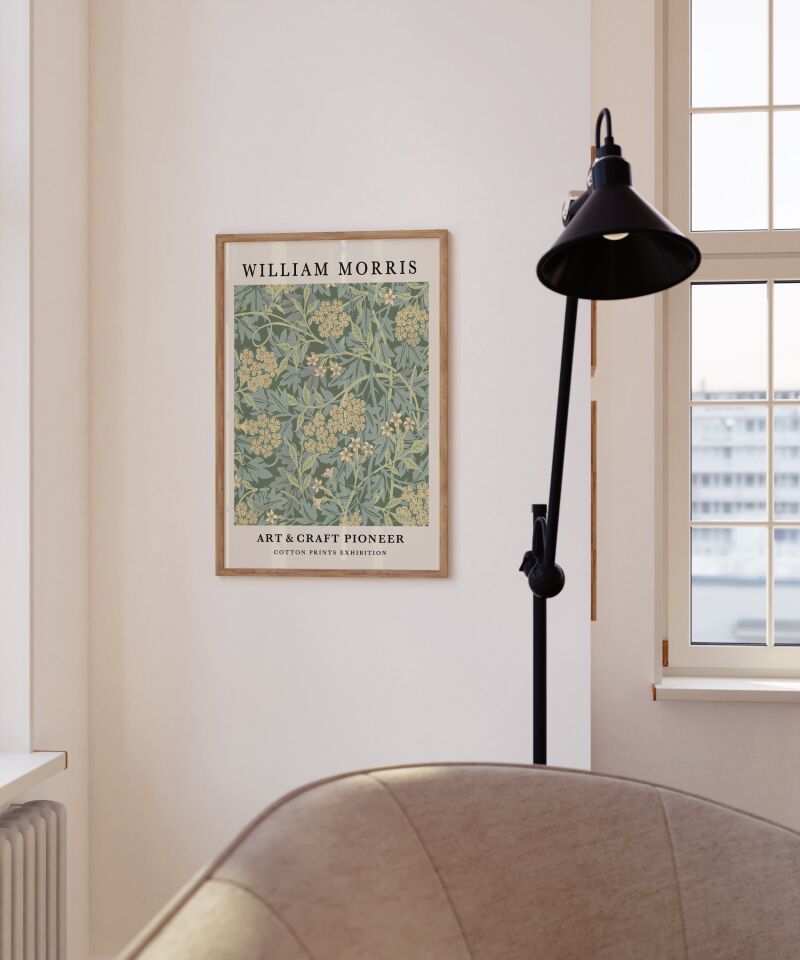Soft Botanical Art 3'lü Çerçevesiz Poster