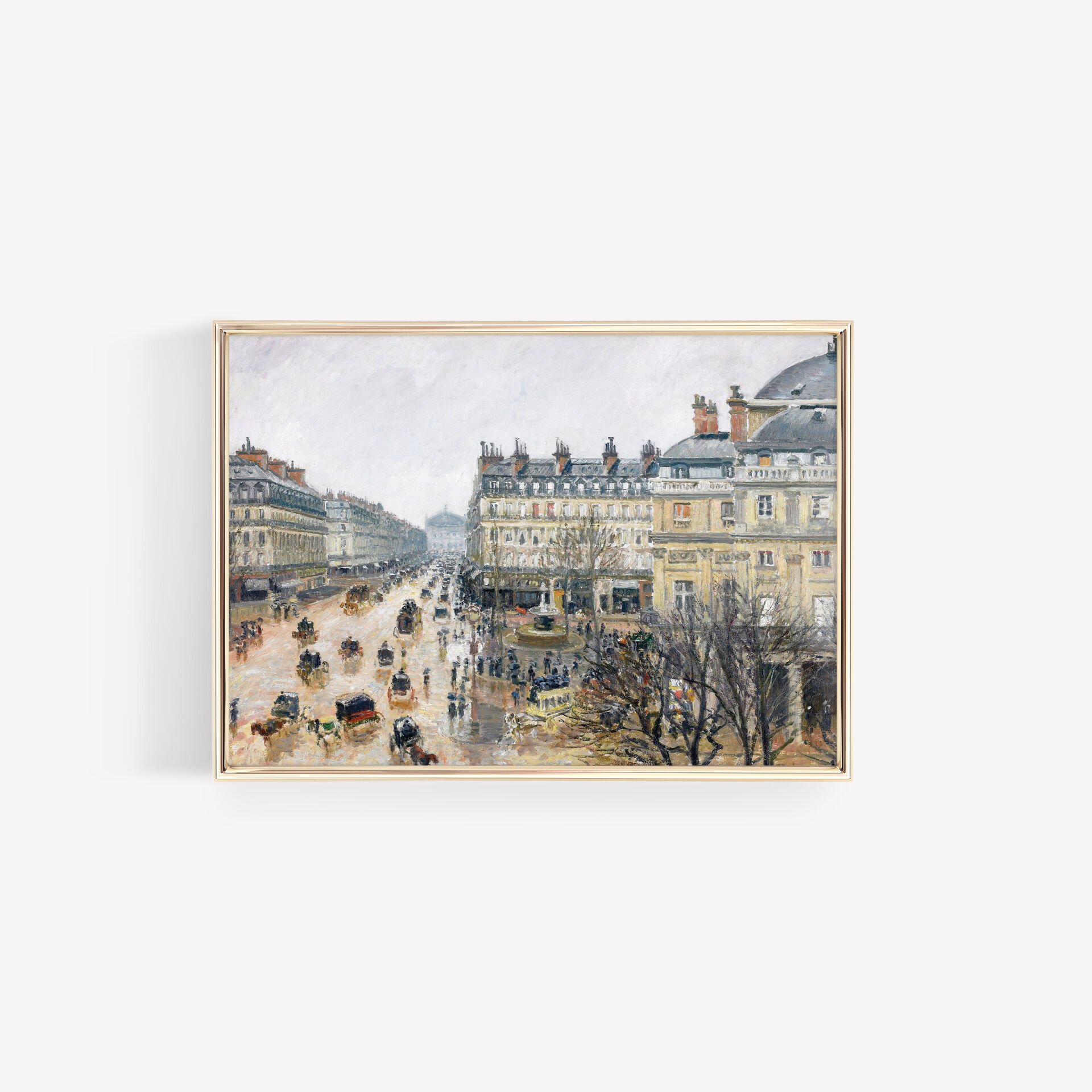Paris Street Çerçevesiz Poster