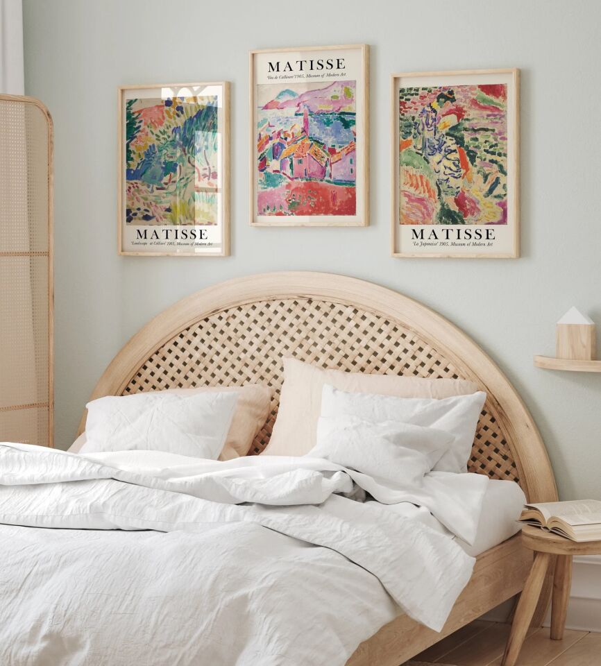 matisse art corner 3'lü Çerçevesiz Poster