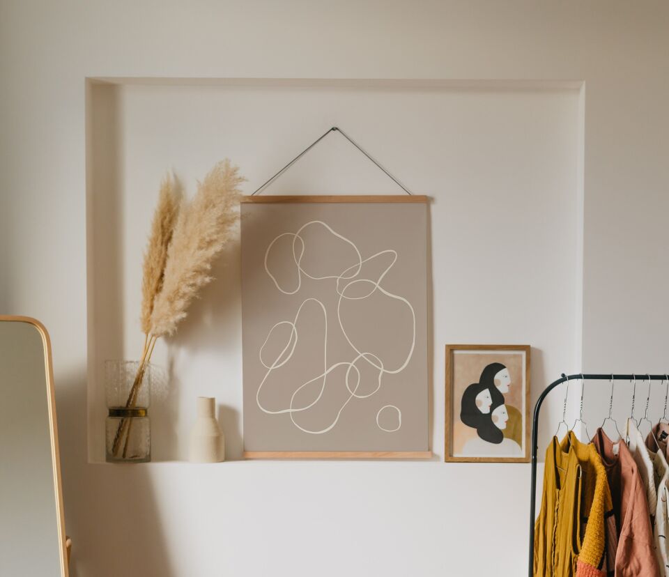 Neutral Art Çerçevesiz Poster Set