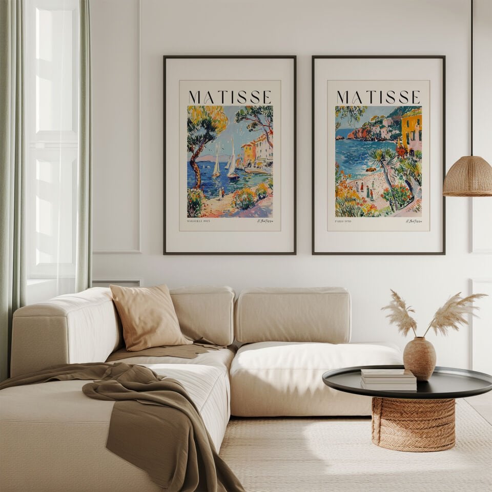 Henri Matisse 2'li Çerçevesiz Poster