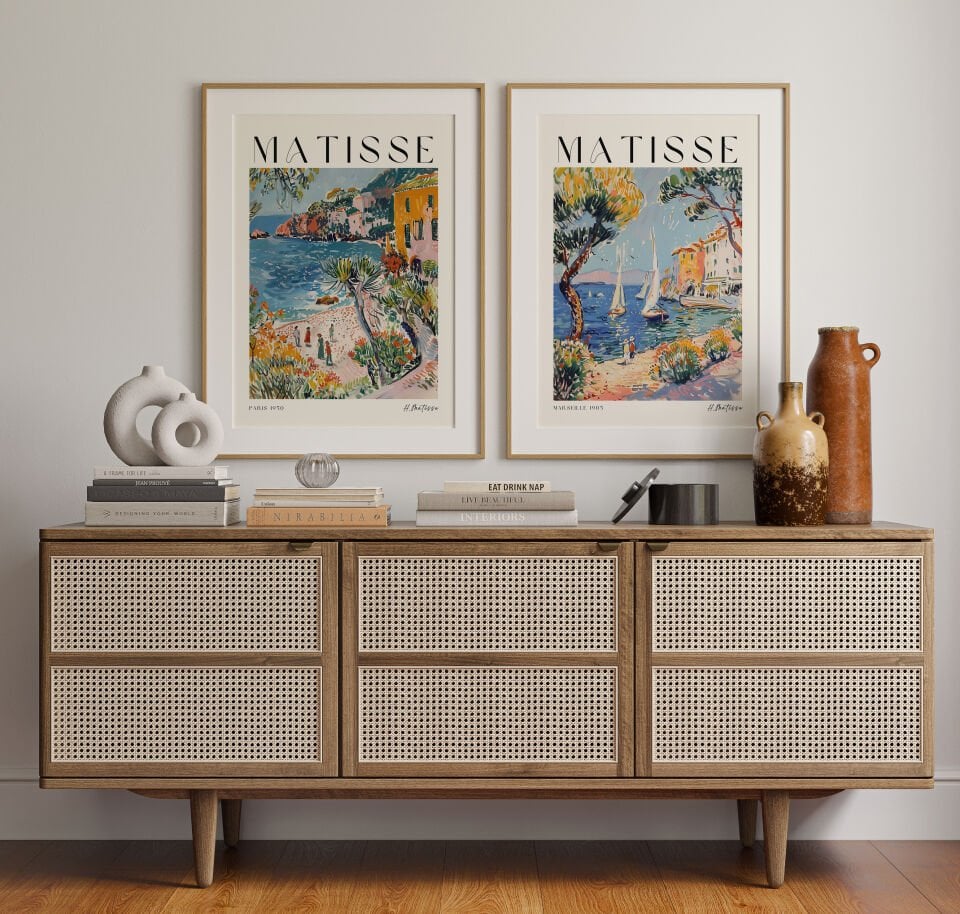 Henri Matisse 2'li Çerçevesiz Poster