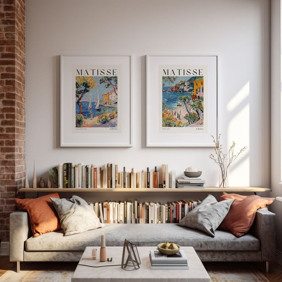 Henri Matisse 2'li Çerçevesiz Poster