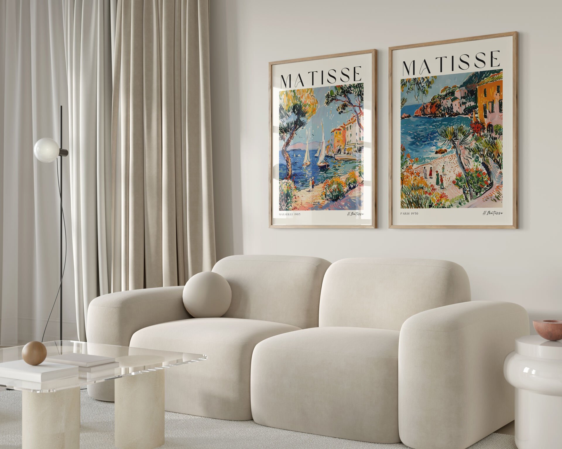 Henri Matisse 2'li Çerçevesiz Poster