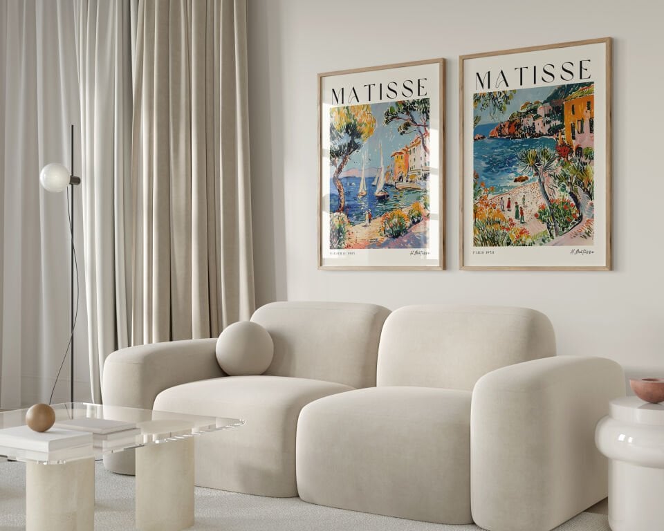 Henri Matisse 2'li Çerçevesiz Poster