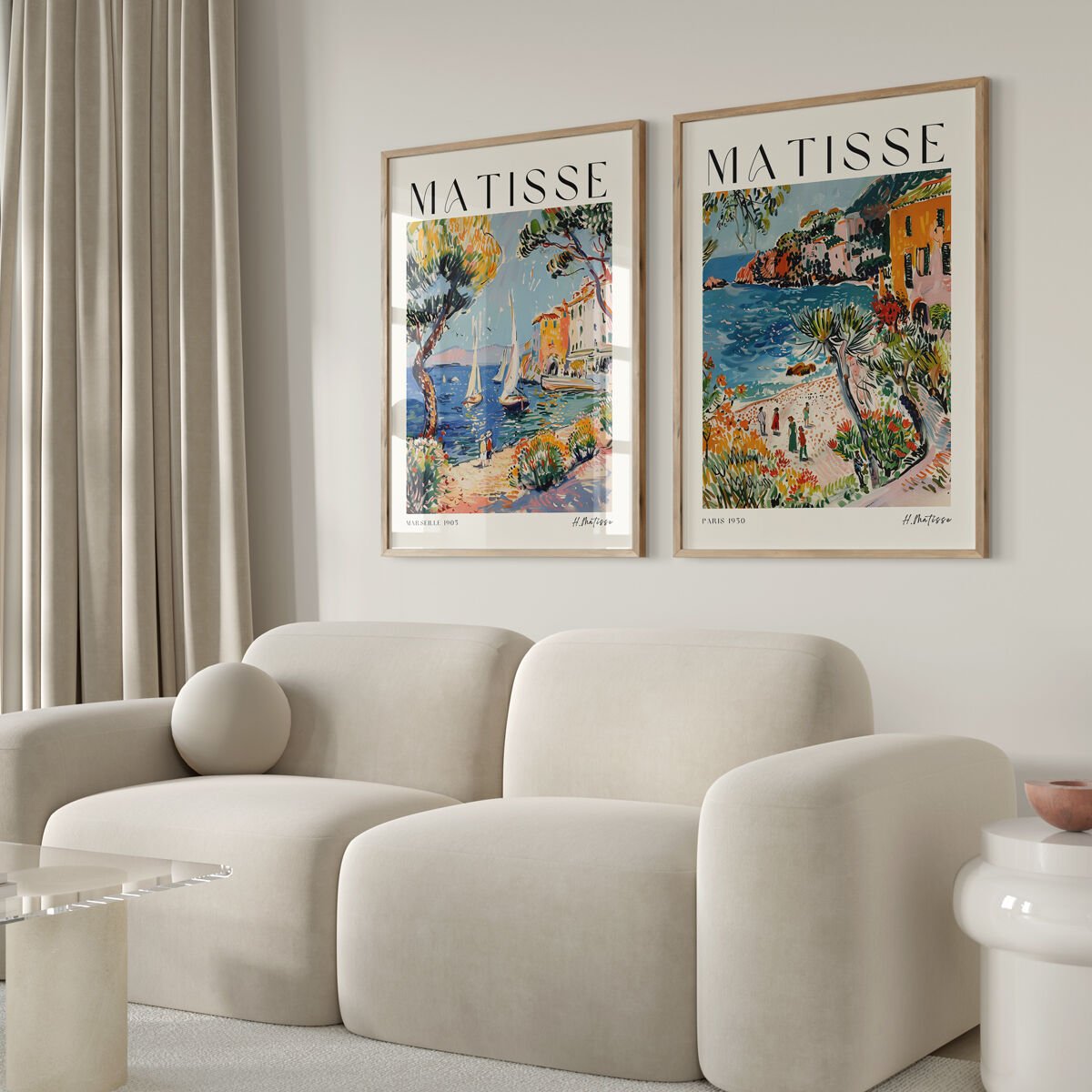 Henri Matisse 2'li Çerçevesiz Poster