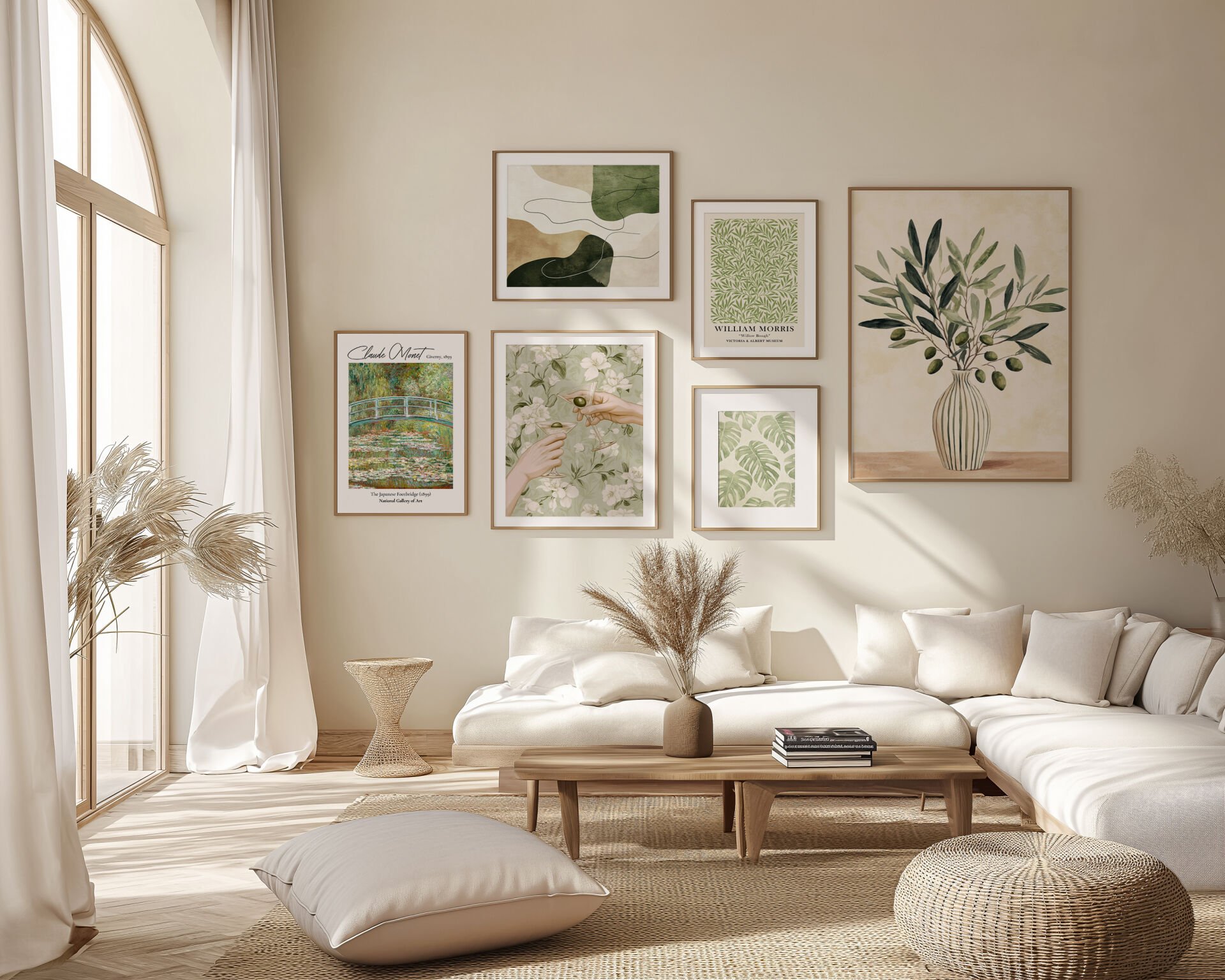 Natural Harmony Art Çerçevesiz Poster Set