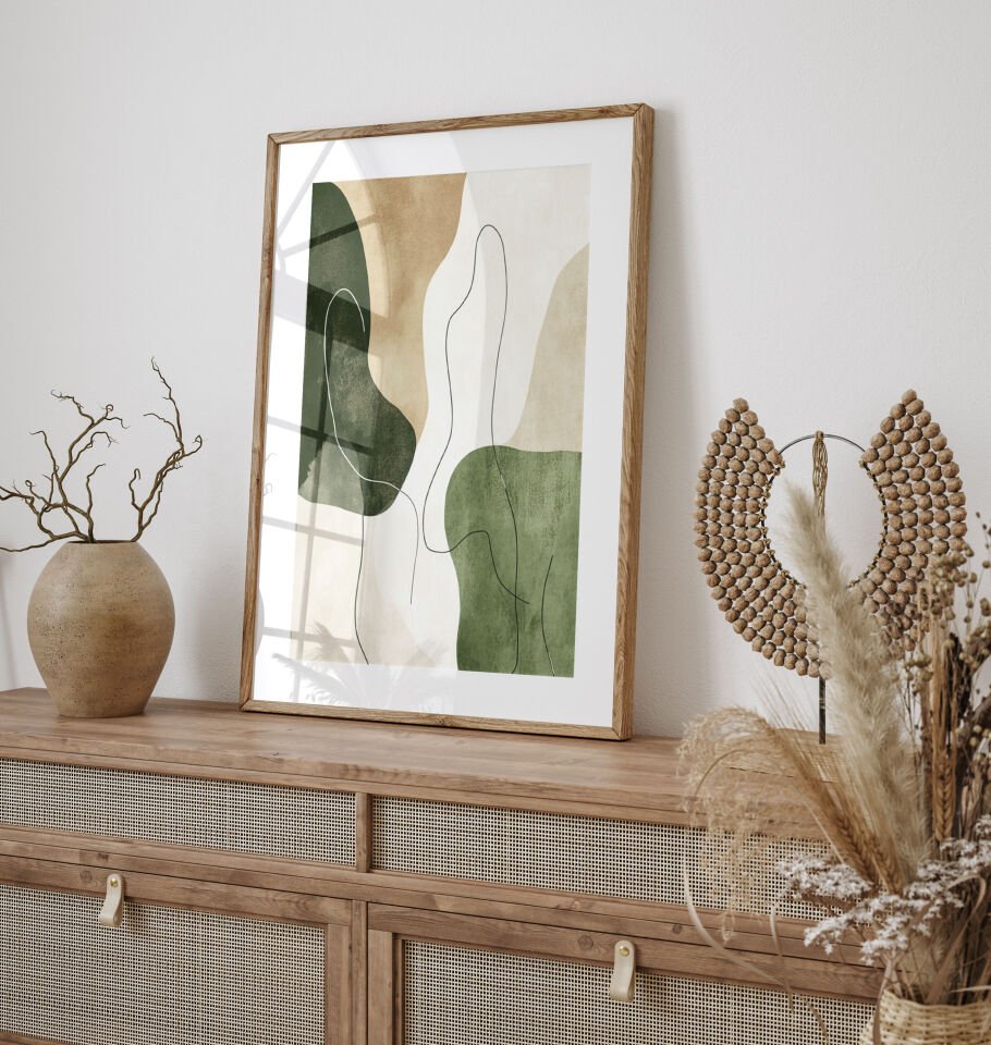 Natural Harmony Art Çerçevesiz Poster Set