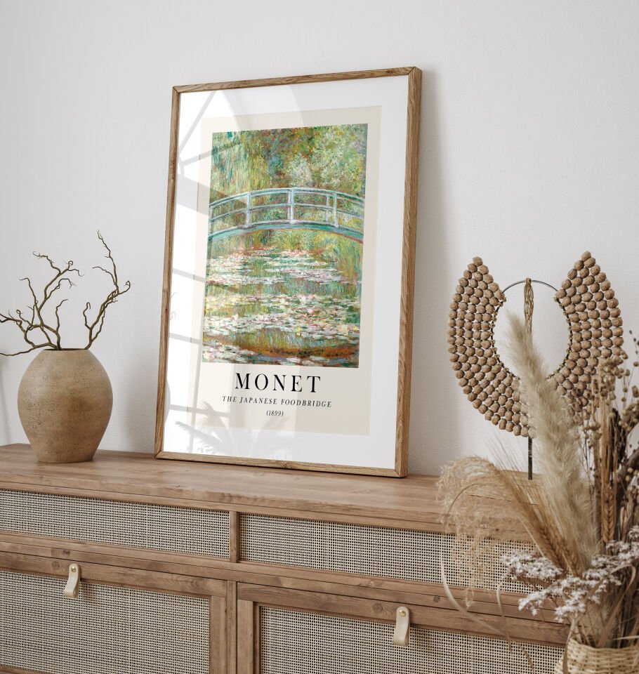 Monet Green Collection 2'li Çerçevesiz Poster