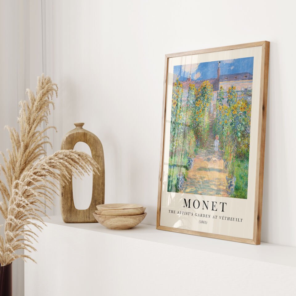 Monet Green Collection 2'li Çerçevesiz Poster