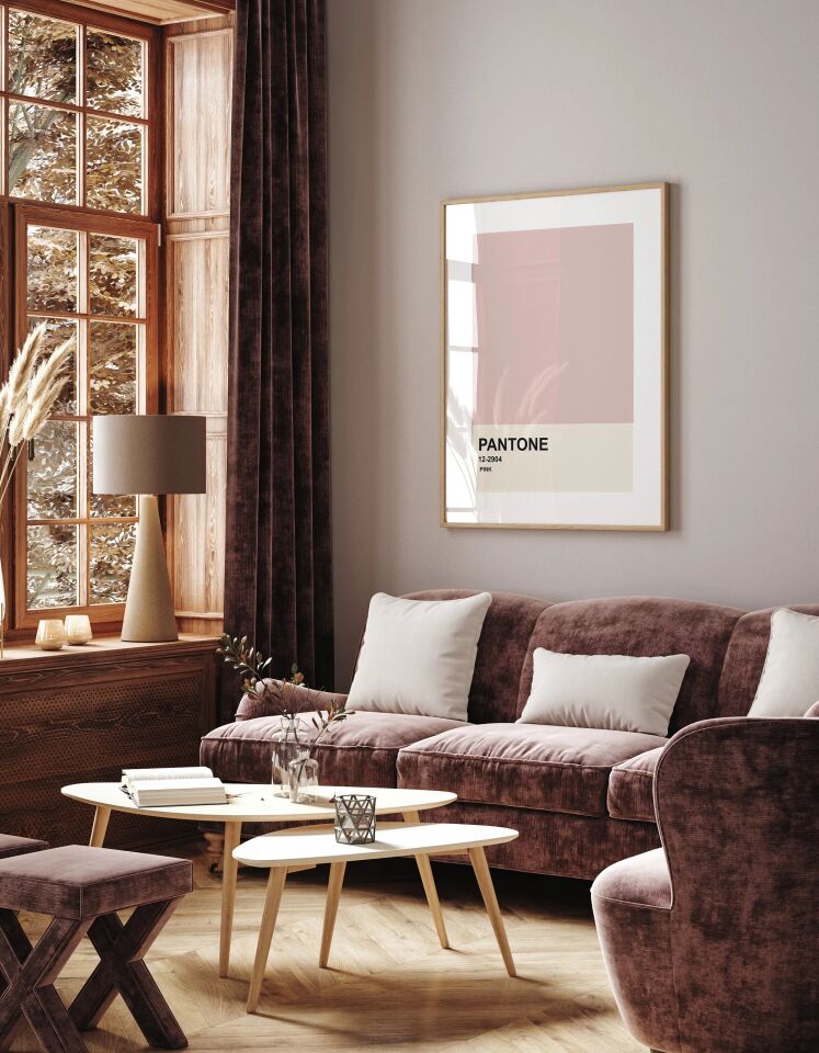 Modern Pastel Art Çerçevesiz Poster Set