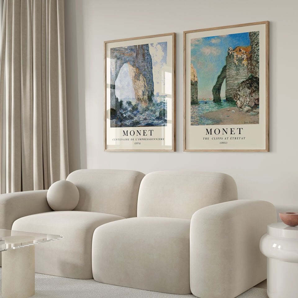 Monet Collection 2'li Çerçevesiz Poster
