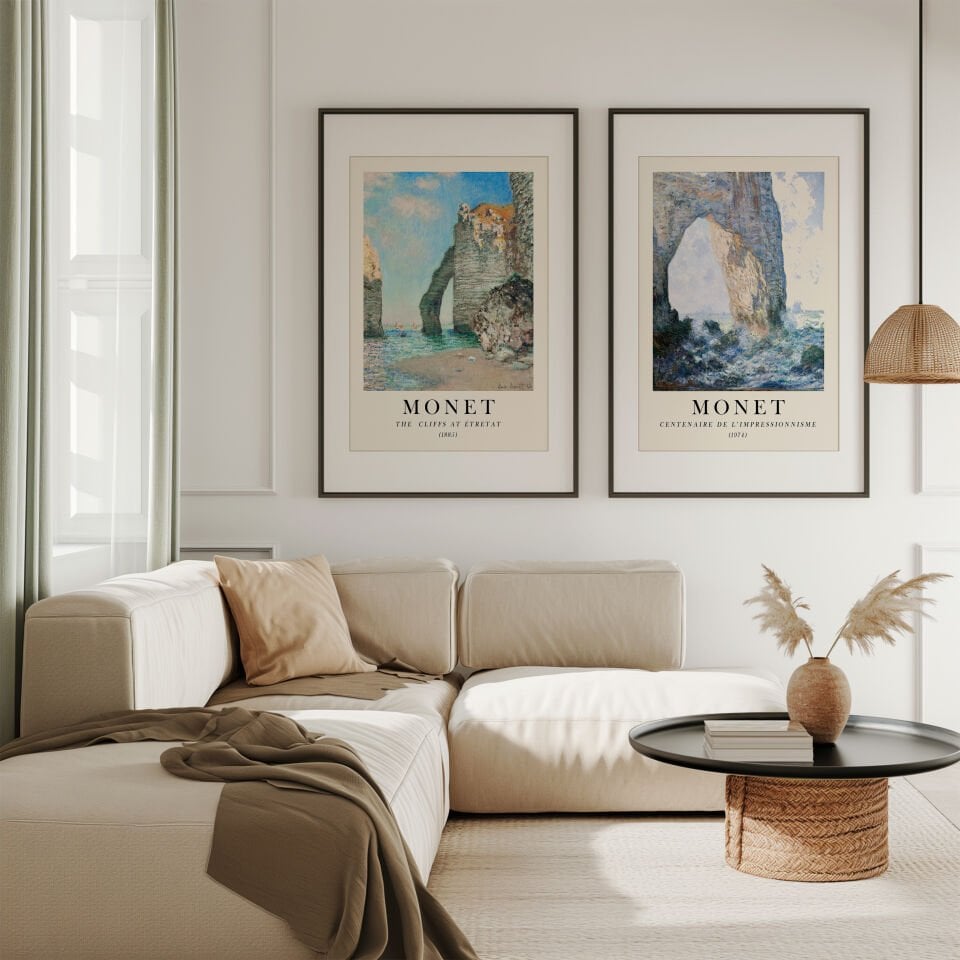 Monet Collection 2'li Çerçevesiz Poster