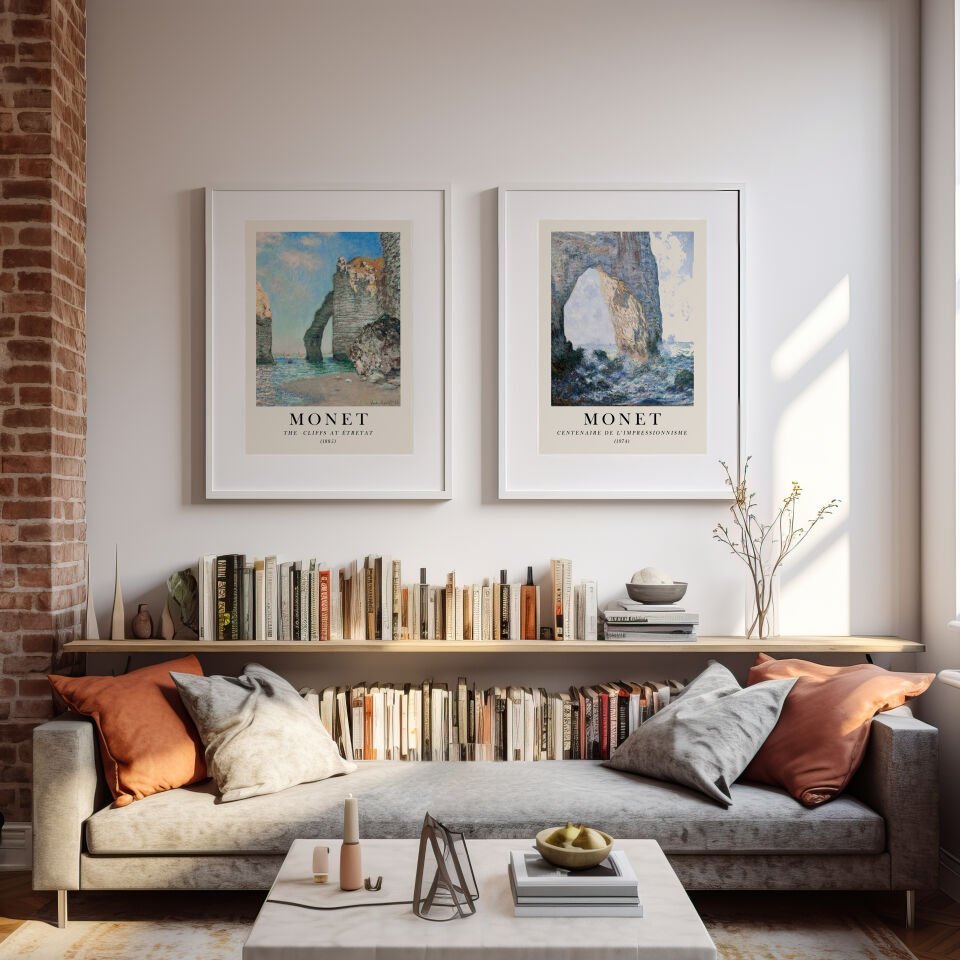 Monet Collection 2'li Çerçevesiz Poster