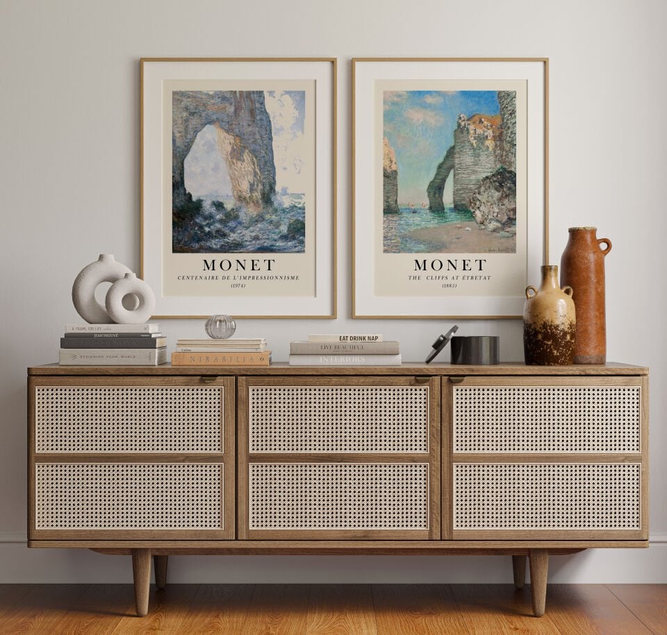 Monet Collection 2'li Çerçevesiz Poster