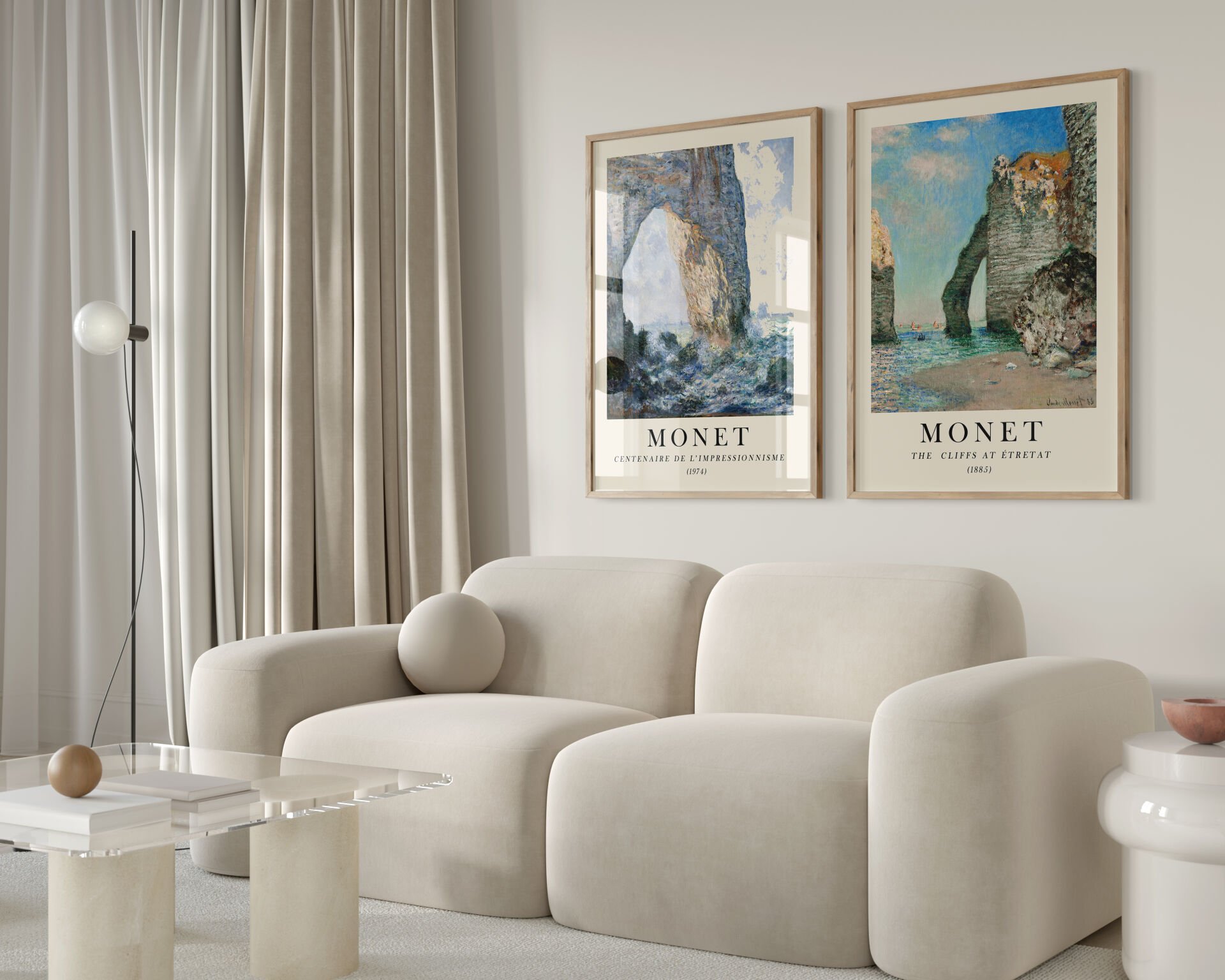 Monet Collection 2'li Çerçevesiz Poster