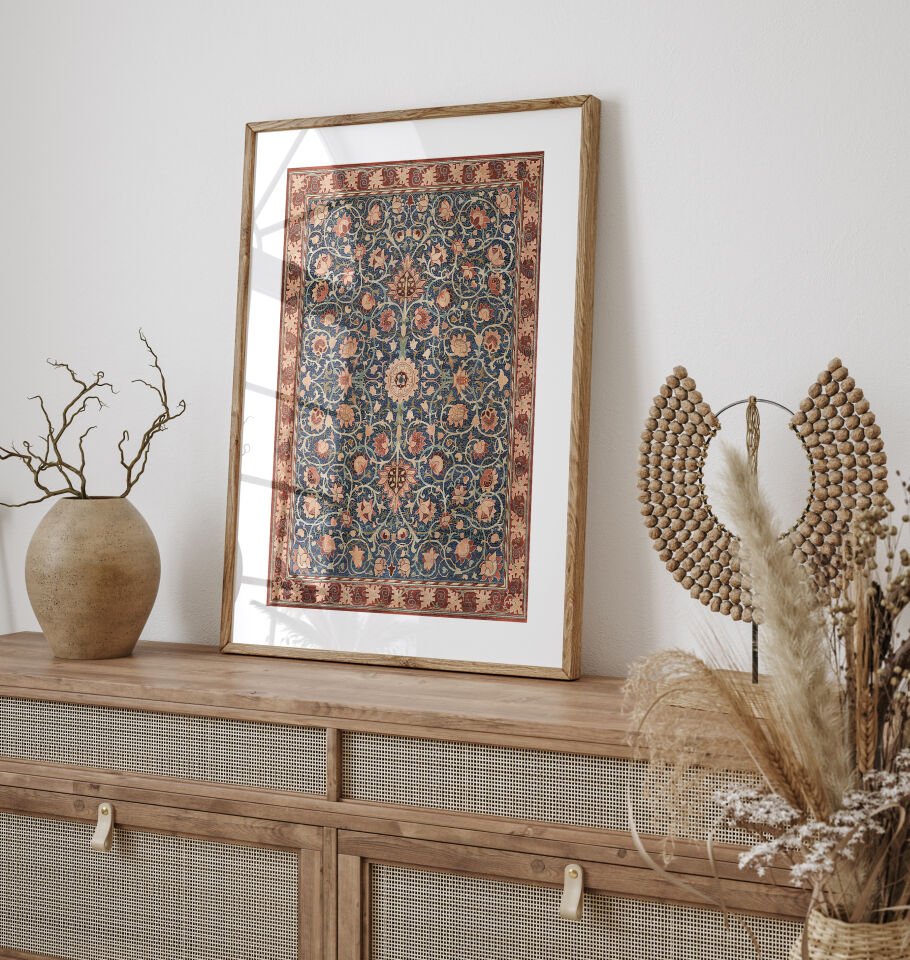 William Morris Pattern 2'li Çerçevesiz Poster
