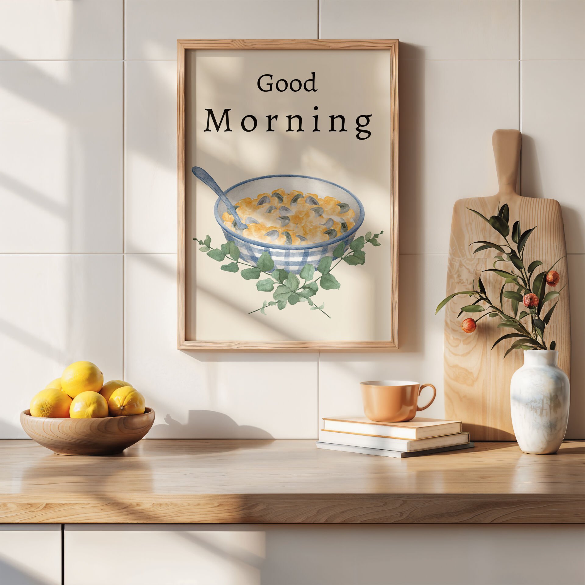 Good Morning Çerçevesiz Poster