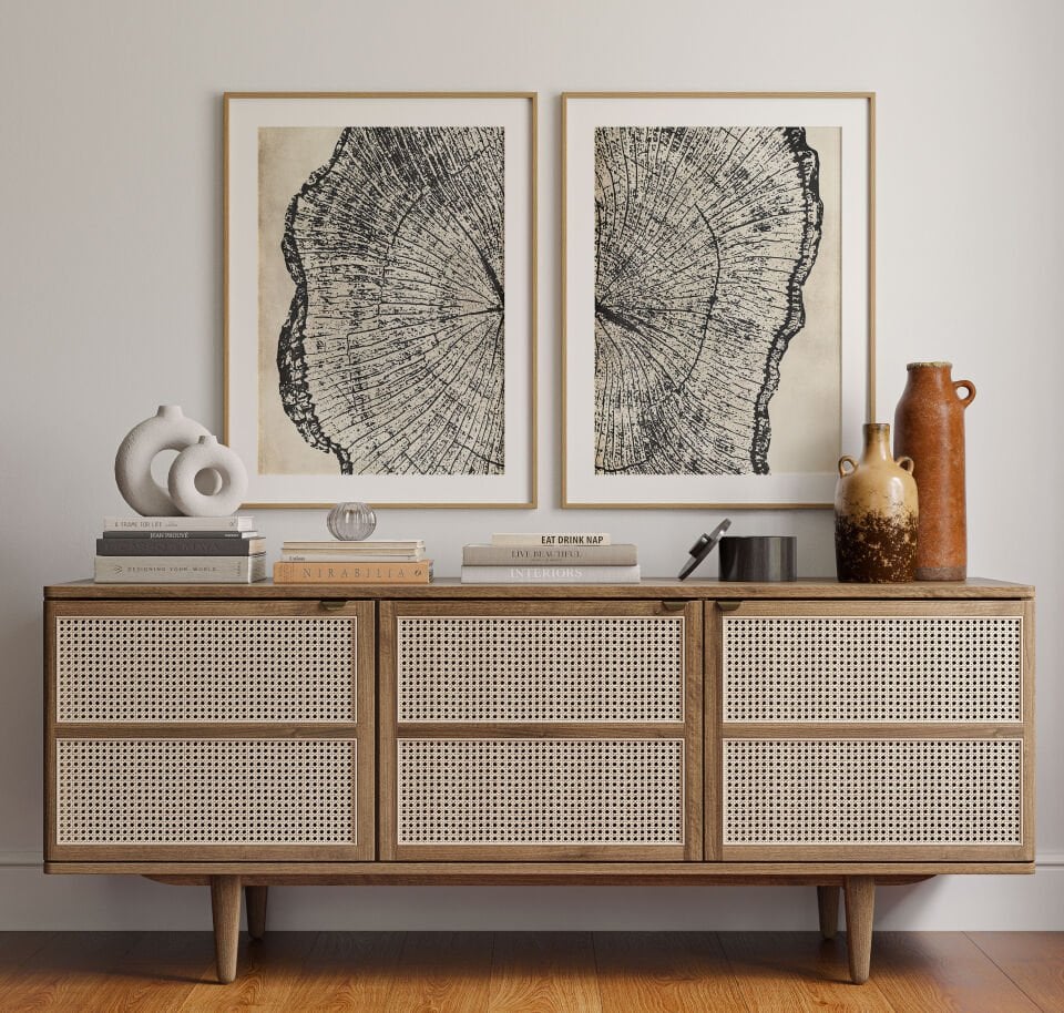 Tree Trunk 2'li Çerçevesiz Poster