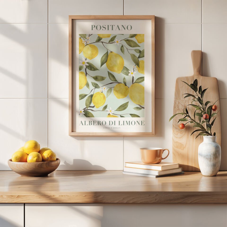 Fruit Market Çerçevesiz Poster
