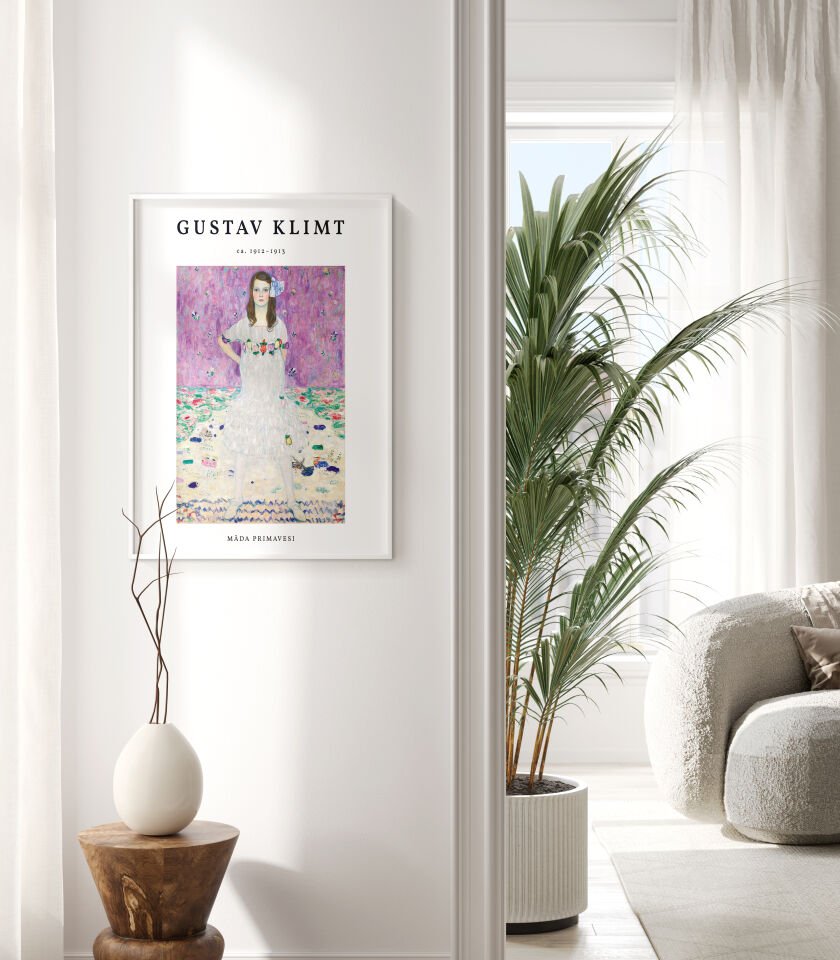Gustav Klimt Mäda Primavesi Çerçevesiz Poster