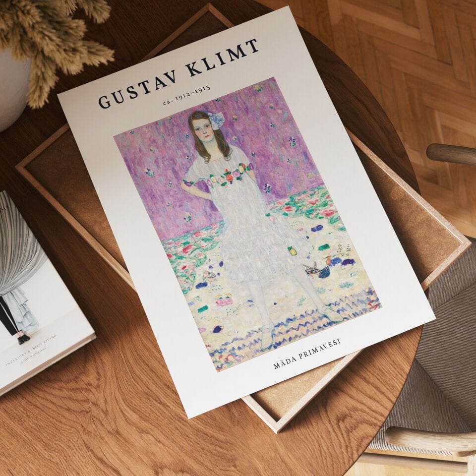 Gustav Klimt Mäda Primavesi Çerçevesiz Poster