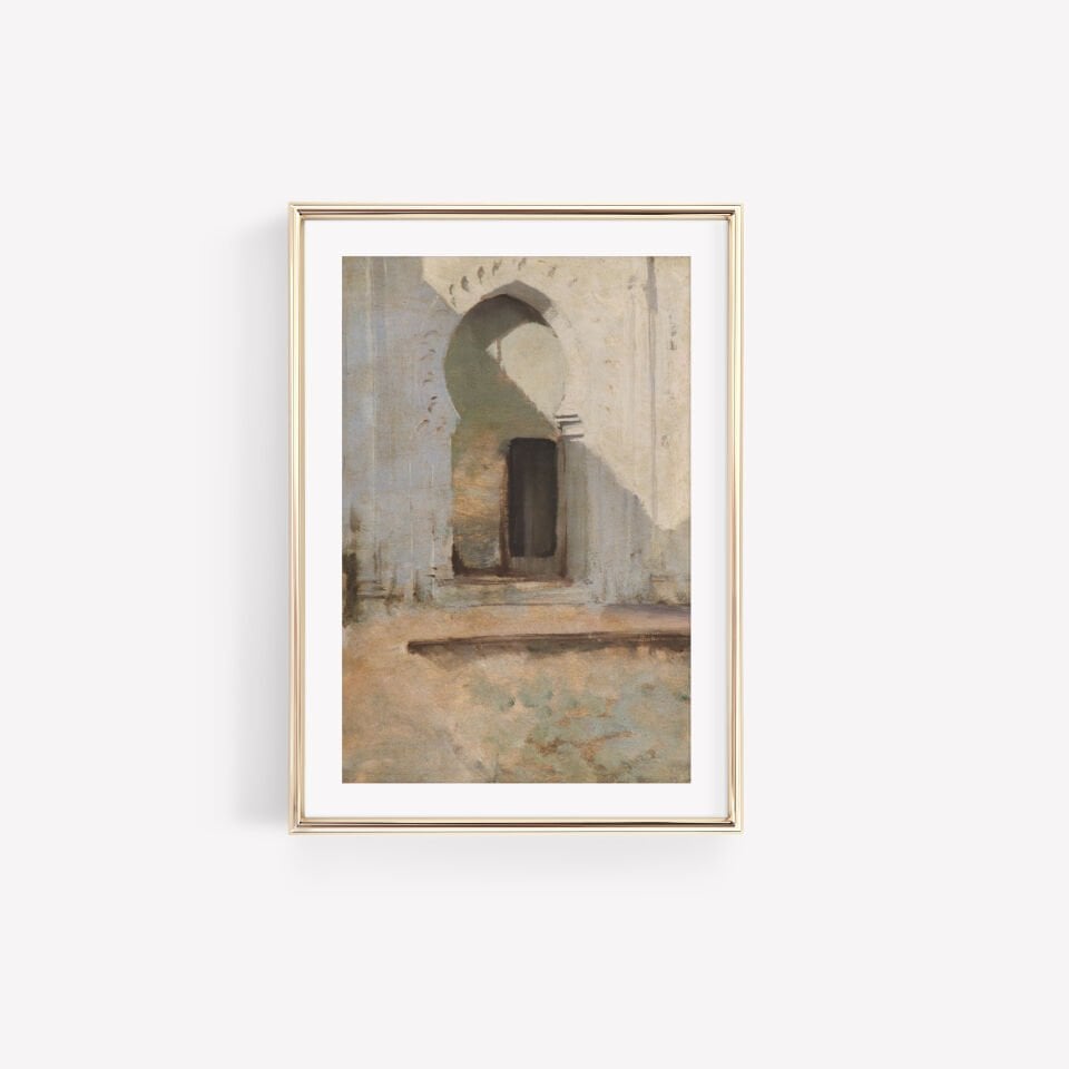 Desert Archway Çerçevesiz Poster
