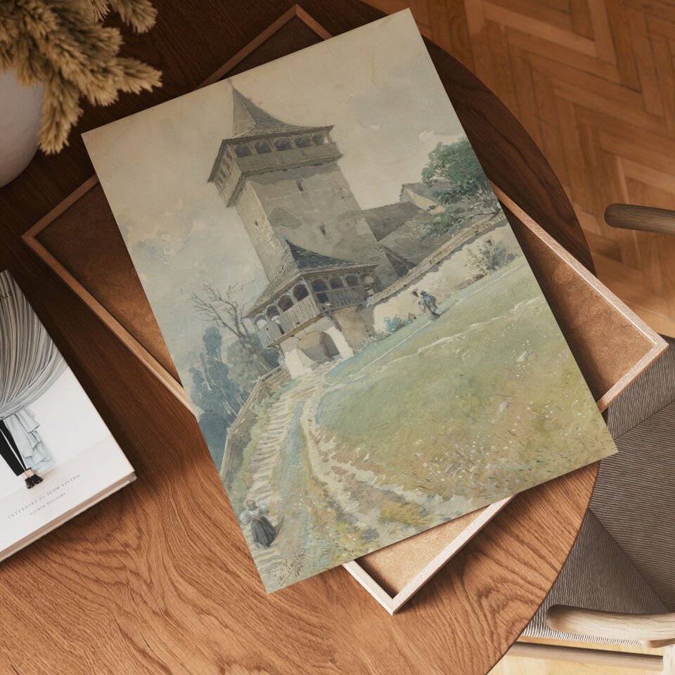 Hilltop Tower Çerçevesiz Poster