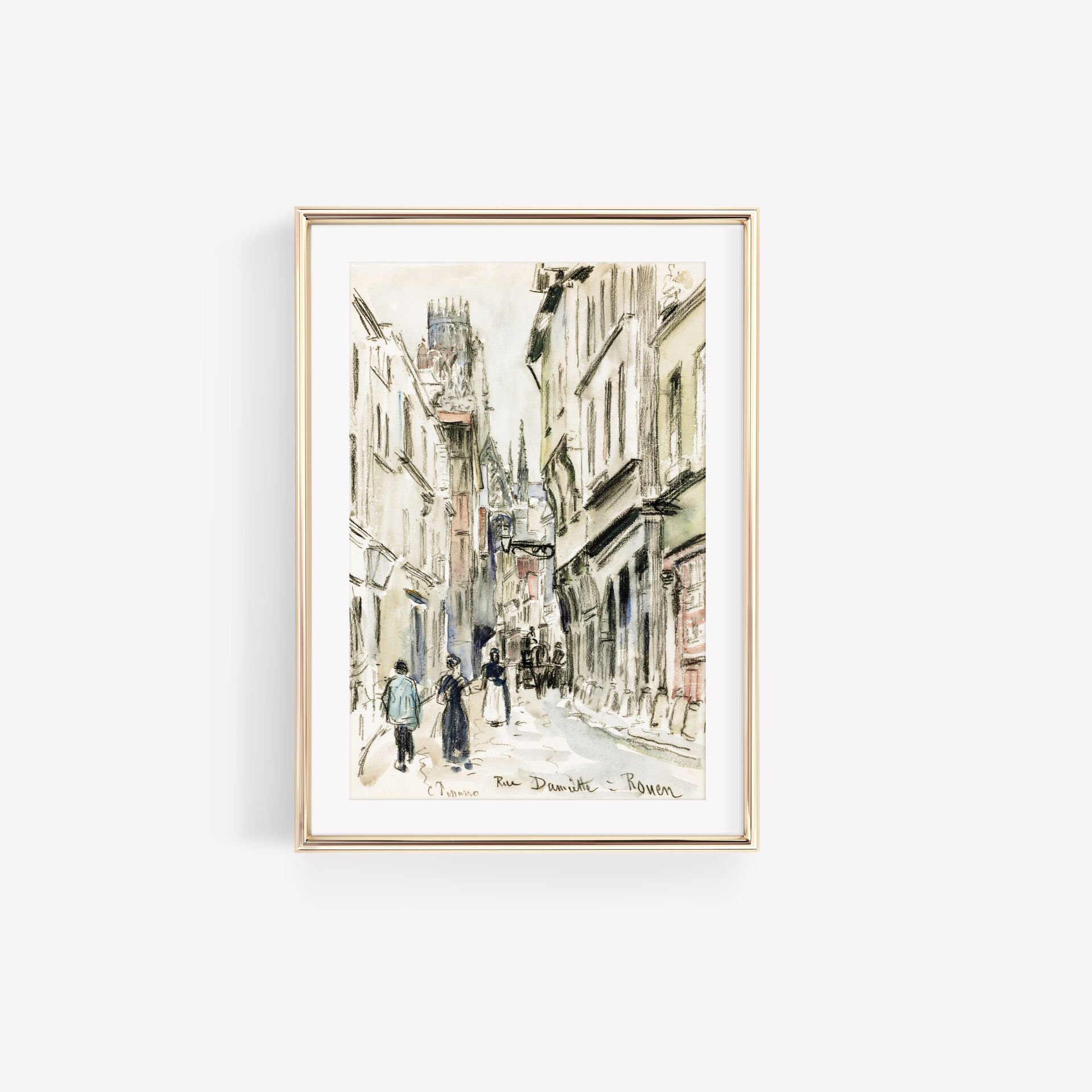 Rue Damiette Çerçevesiz Poster