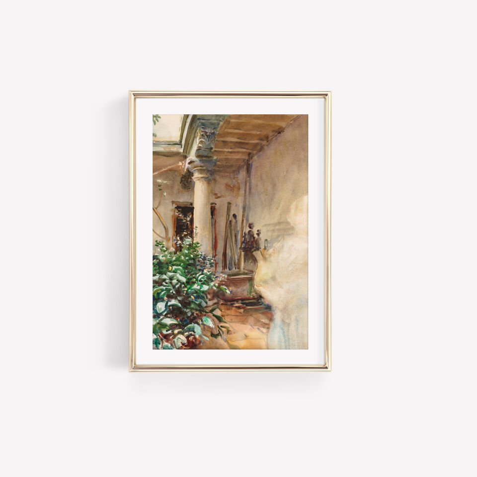 Courtyard Light Çerçevesiz Poster