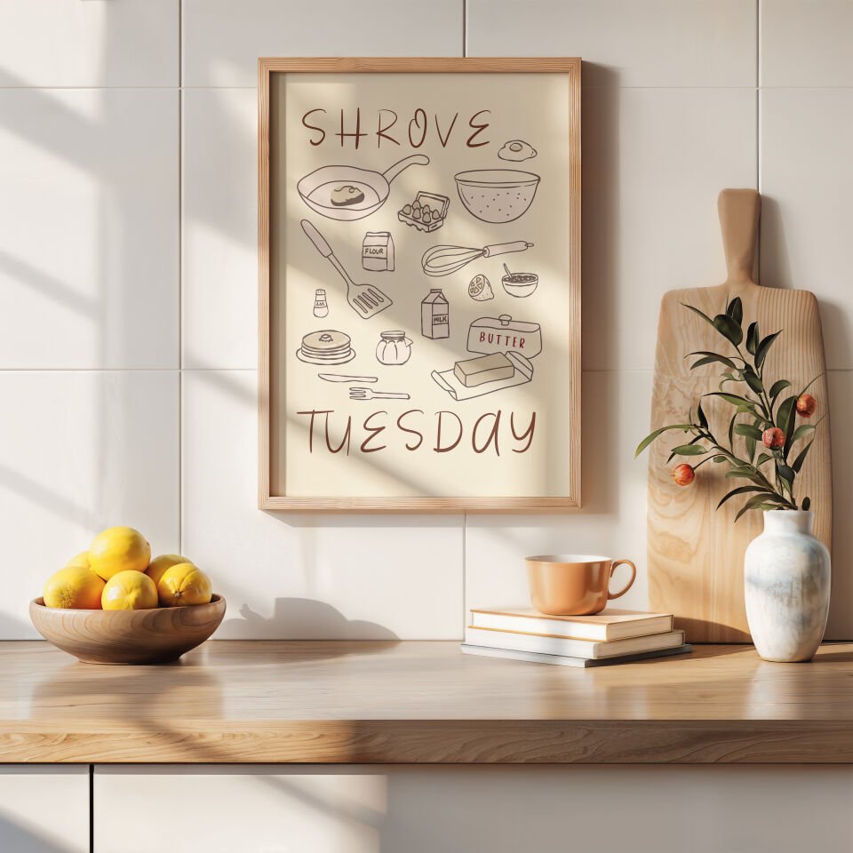 Shrove Tuesday Çerçevesiz Poster
