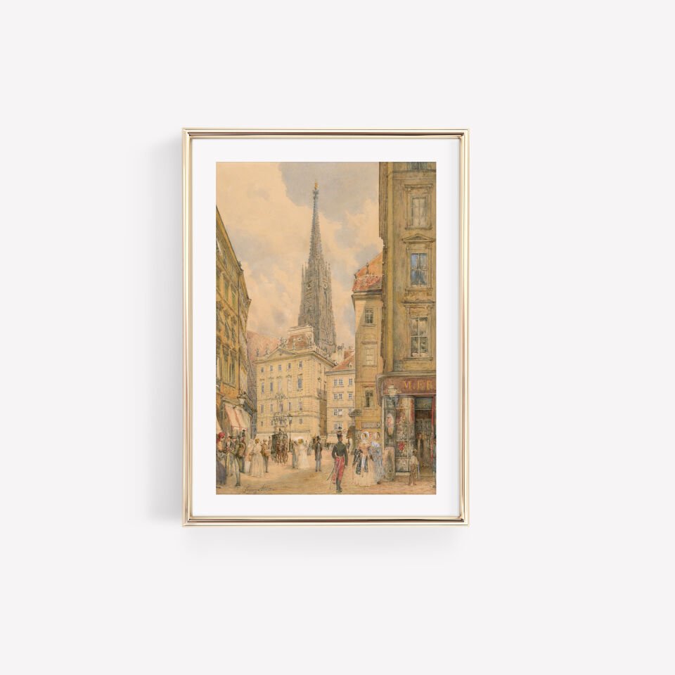 City Square View Çerçevesiz Poster