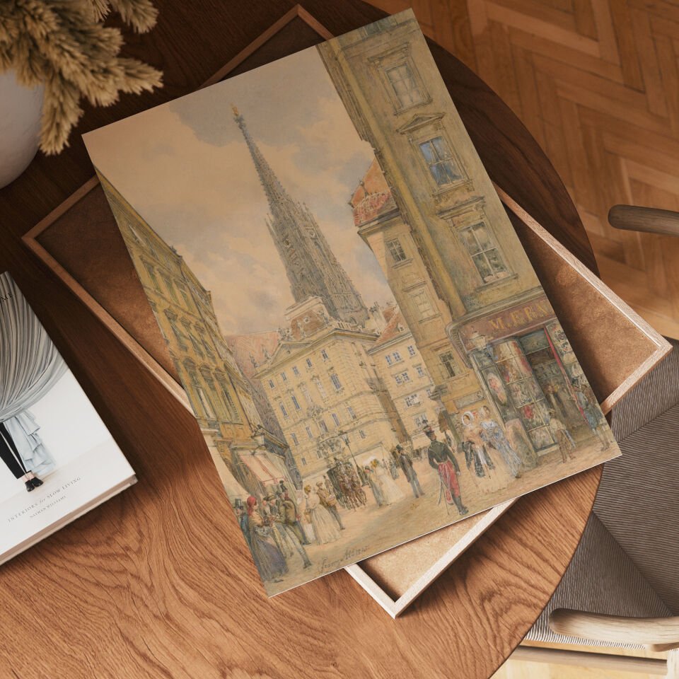 City Square View Çerçevesiz Poster