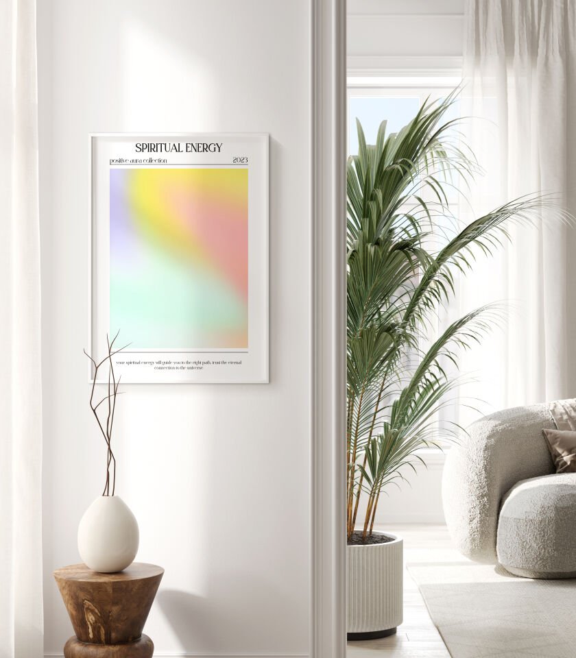 Ethereal Energy 3'lü Çerçevesiz Poster