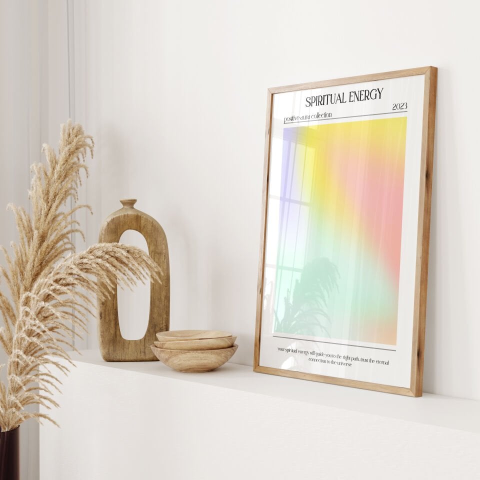 Ethereal Energy 3'lü Çerçevesiz Poster