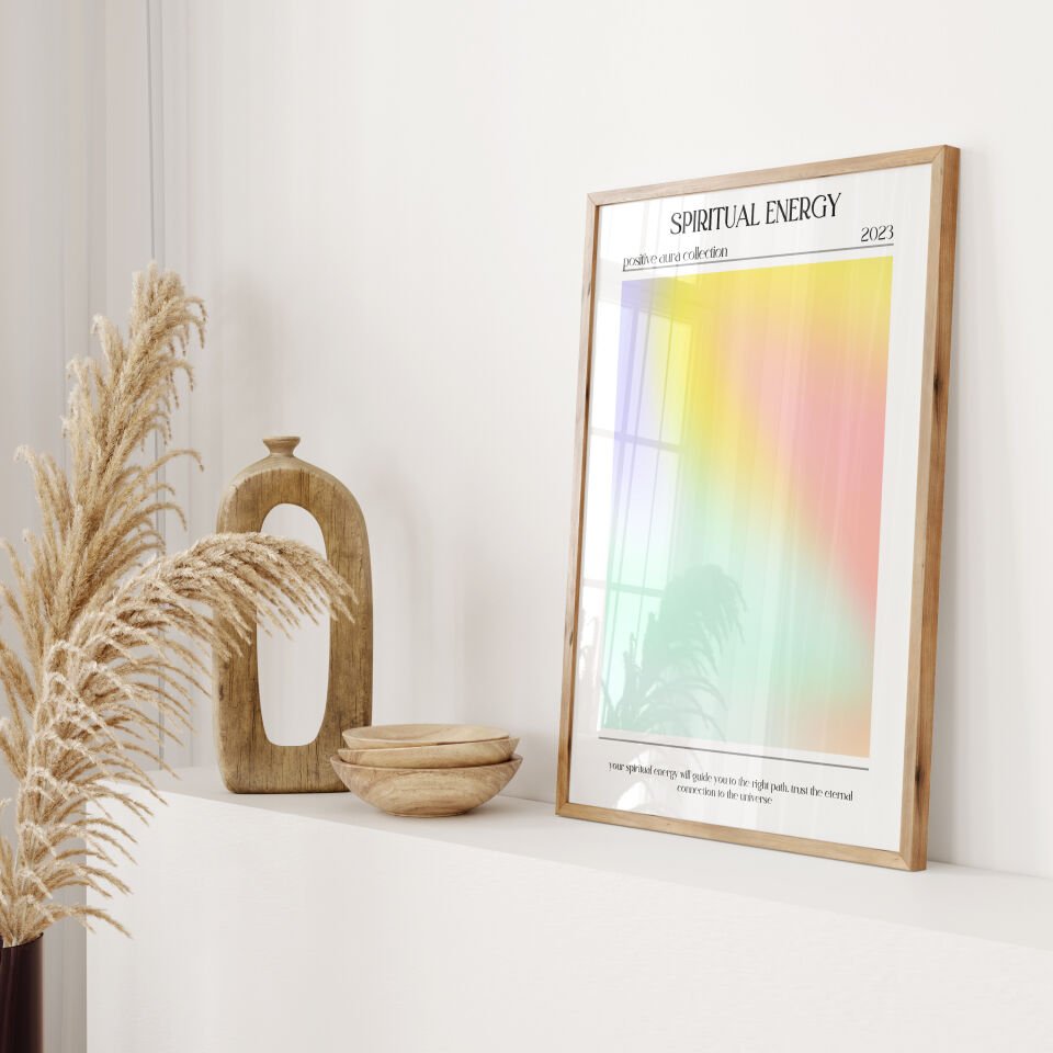 Ethereal Energy 3'lü Çerçevesiz Poster