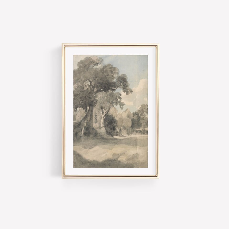 Woodland Path Çerçevesiz Poster