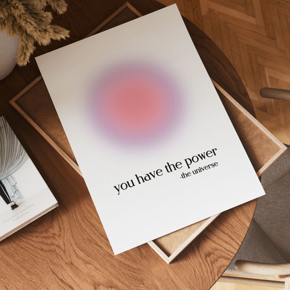 Universal Power Çerçevesiz Poster