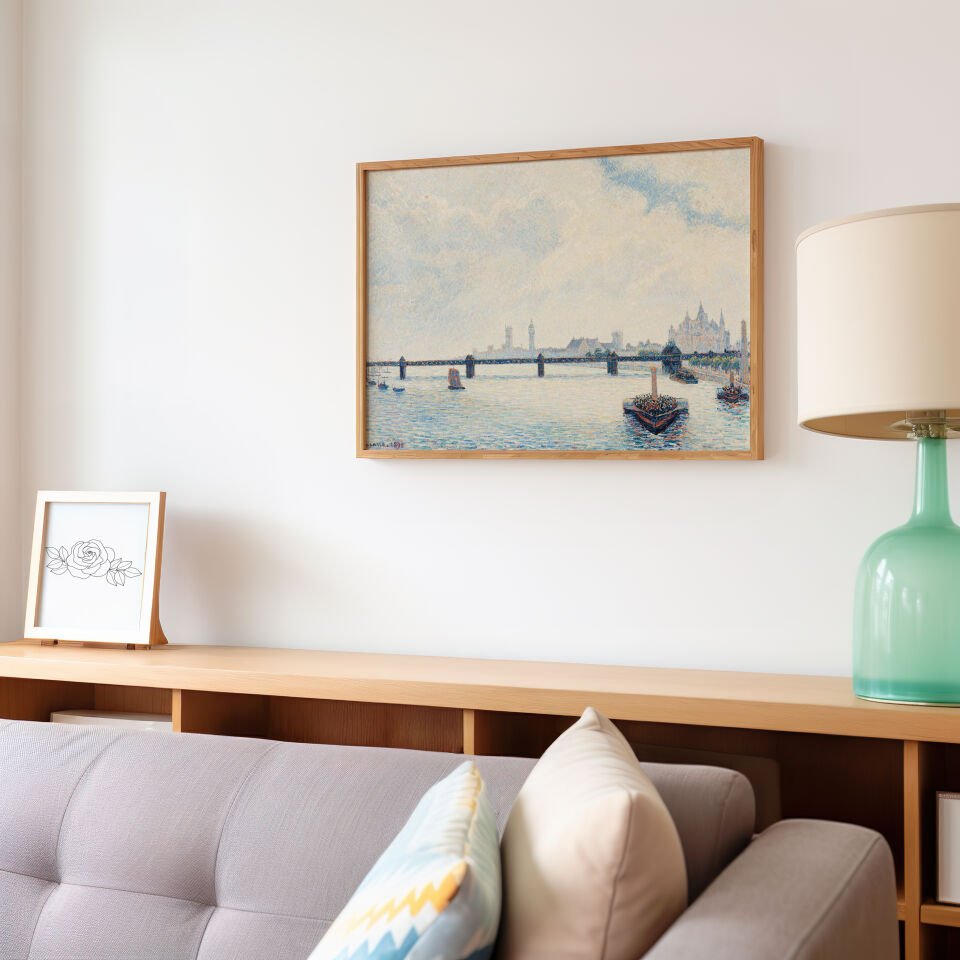 Thames View Çerçevesiz Poster