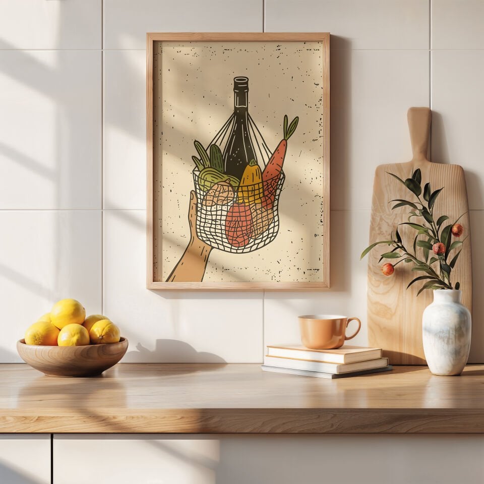 Vegetables Çerçevesiz Poster