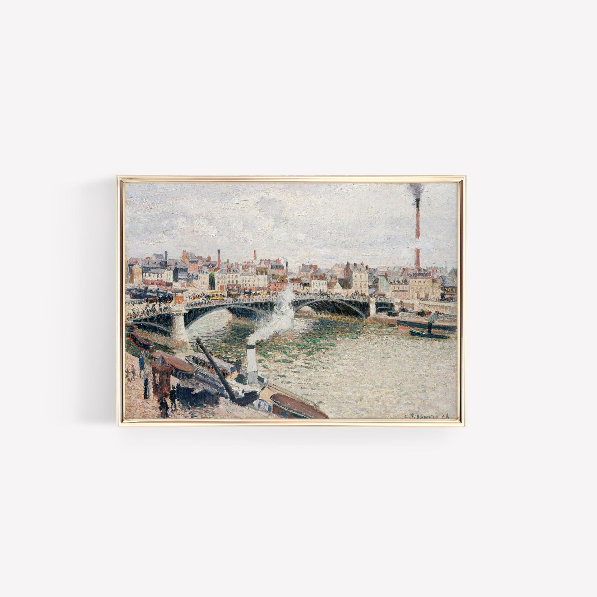 Paris Bridge Çerçevesiz Poster