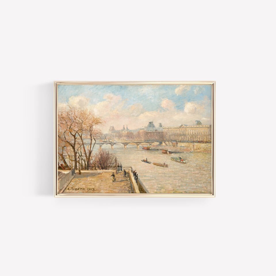Seine view Çerçevesiz Poster