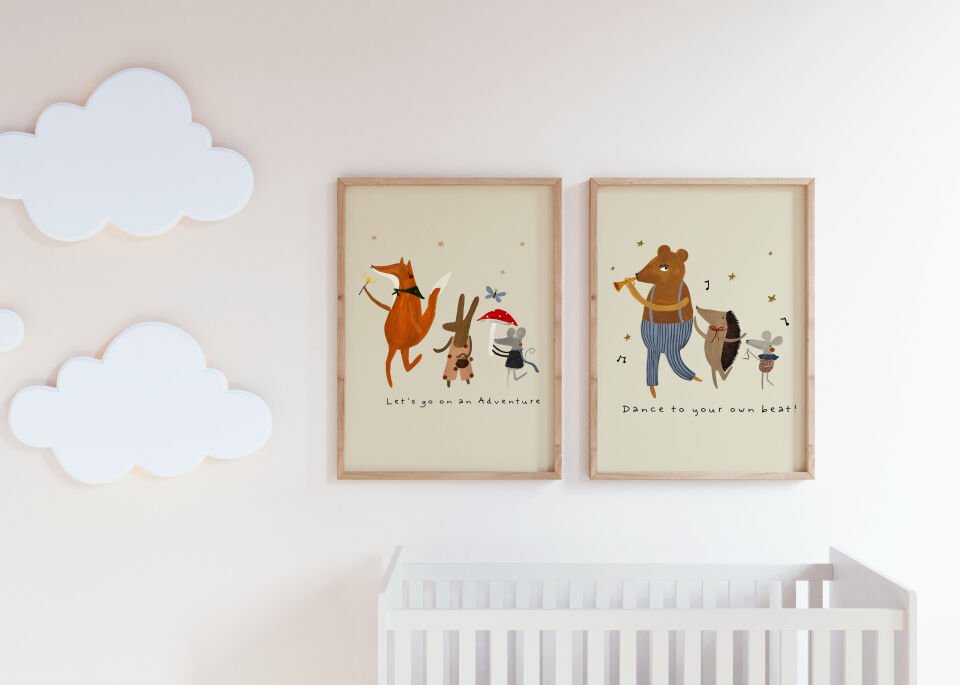 Woodland Band 2'li Çerçevesiz Poster