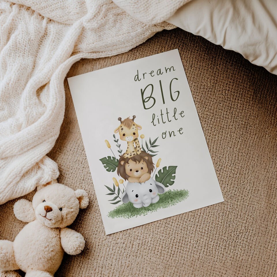 Dream Big Little One Çerçevesiz Poster